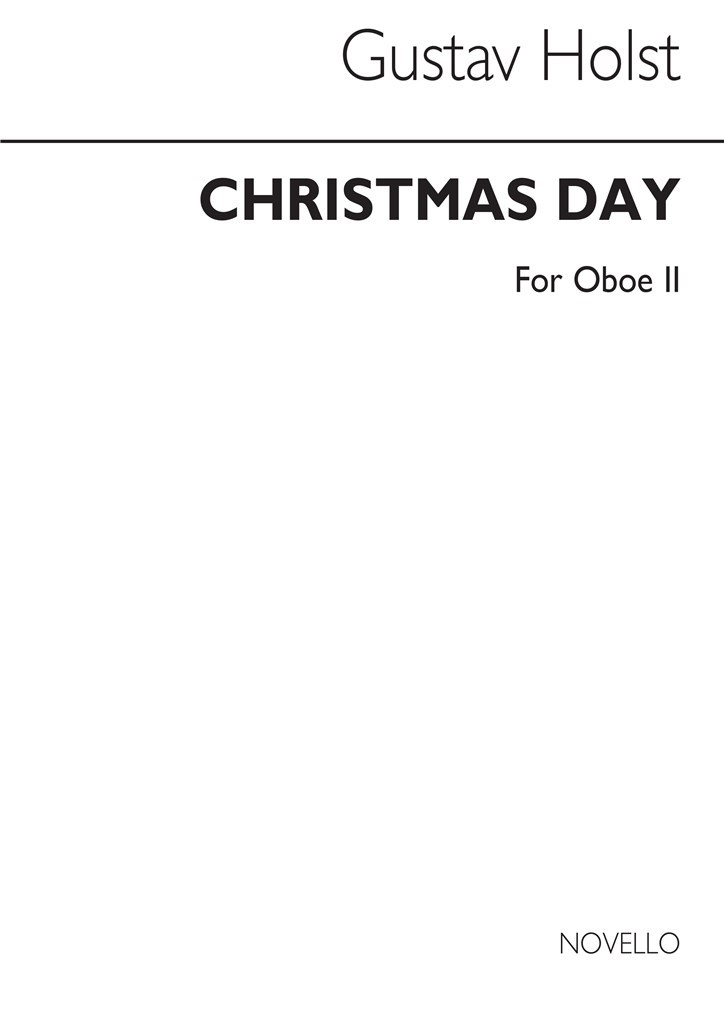 Holst Christmas Day - Oboe 2